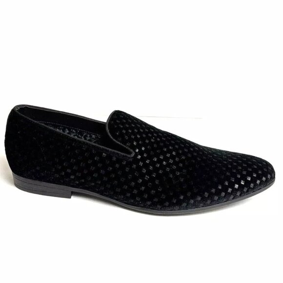 Steve Madden Men’s Lemer, Black Slip-On Shoes, Size 12 M main image 4